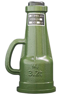 The clearance between the exhaust end of the screw air compressor can be adjusted using a screw jack