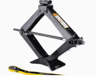 Which components of the scissor jack embody the principles of ergonomics